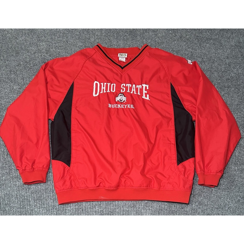 Y2K Red Oak sportswear Ohio State‎ Buckeyes pullover Size Large- Collegiate